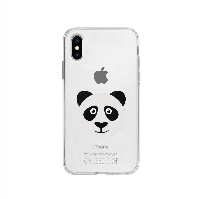 Coque Panda pour iPhone XS - Coque Wiqeo 10€-15€, Adele C, Animal, iPhone XS, Mignon, Panda, Portrait Wiqeo, Déstockeur de Coques Pour iPhone
