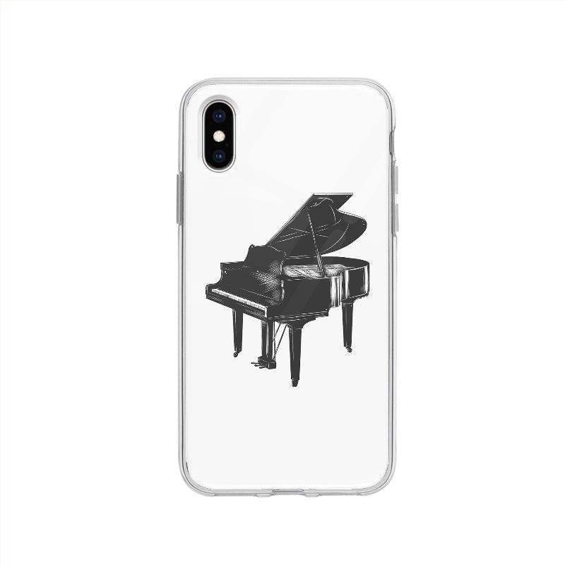 Coque Piano pour iPhone XS - Coque Wiqeo 10€-15€, Illustration, iPhone XS, Lydie T Wiqeo, Déstockeur de Coques Pour iPhone