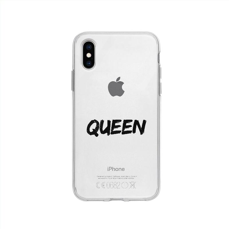 Coque Queen pour iPhone XS - Coque Wiqeo 10€-15€, Adele C, Anglais, Fierté, iPhone XS, Queen, Reine Wiqeo, Déstockeur de Coques Pour iPhone