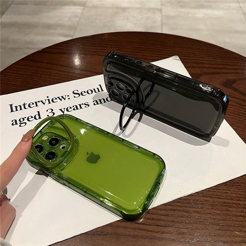 Coque Silicone Avec Support d'objectif Rabattable pour iPhone 15 Plus - Coque Wiqeo 10€-15€, Coque, iPhone 15 Plus, Silicone, Support Wiqeo, Déstockeur de Coques Pour iPhone