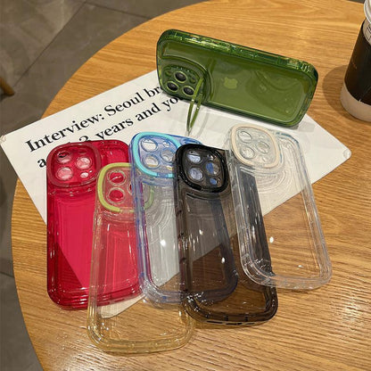 Coque Silicone Avec Support d'objectif Rabattable pour iPhone 15 Plus - Coque Wiqeo 10€-15€, Coque, iPhone 15 Plus, Silicone, Support Wiqeo, Déstockeur de Coques Pour iPhone