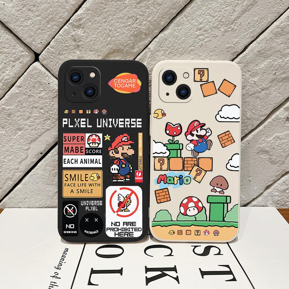 Coque Super Mario Bros. Rétro pour iPhone 15 - Coque Wiqeo 10€-15€, Coque, iPhone 15, Silicone Wiqeo, Déstockeur de Coques Pour iPhone