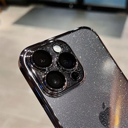 Coque Transparente à Paillettes en Silicone pour iPhone 12 Pro Max - Coque Wiqeo 10€-15€, Coque, iPhone 12 Pro Max, Scintillante, Silicone, Transparente Wiqeo, Déstockeur de Coques Pour iPhone