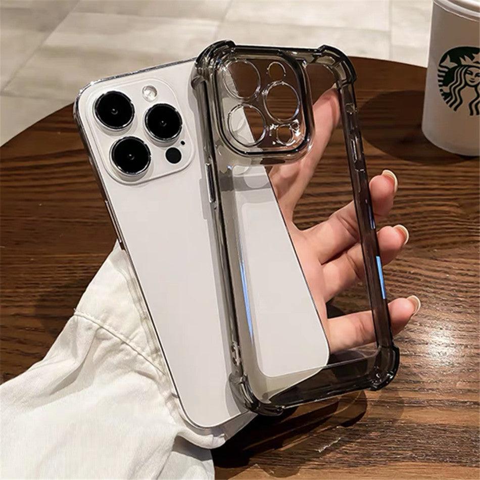 Coque Transparente en Silicone Renforcé pour iPhone 15 Plus - Coque Wiqeo 10€-15€, Coque, iPhone 15 Plus, Silicone, Transparente Wiqeo, Déstockeur de Coques Pour iPhone