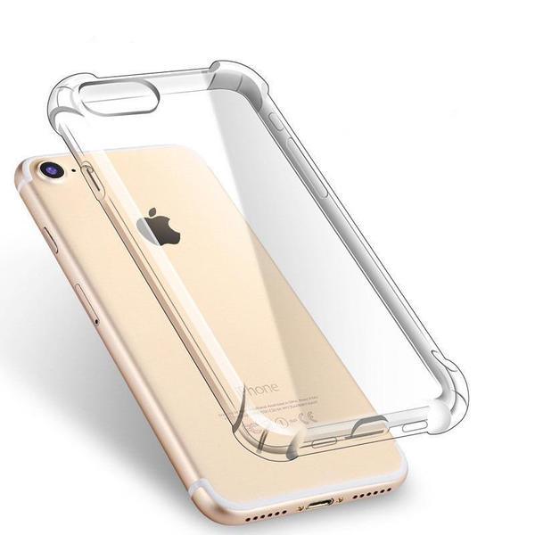 Coque transparente ultra slim à coins renforcés en silicone pour iPhone 6 Plus et iPhone 6S Plus - 