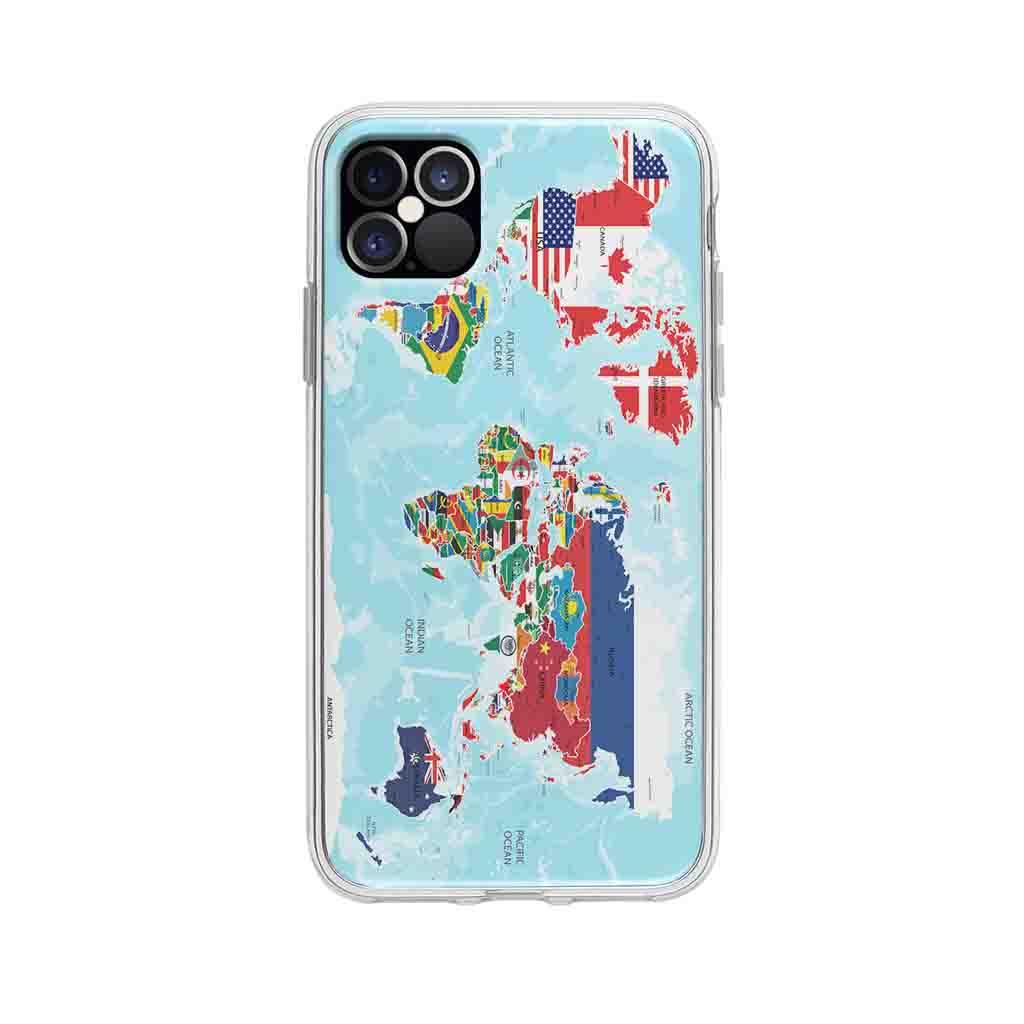 Coque Pour iPhone 12 Pro Max Carte du Monde - Coque Wiqeo 10€-15€, Estelle Adam, Illustration, iPhone 12 Pro Max Wiqeo, Déstockeur de Coques Pour iPhone