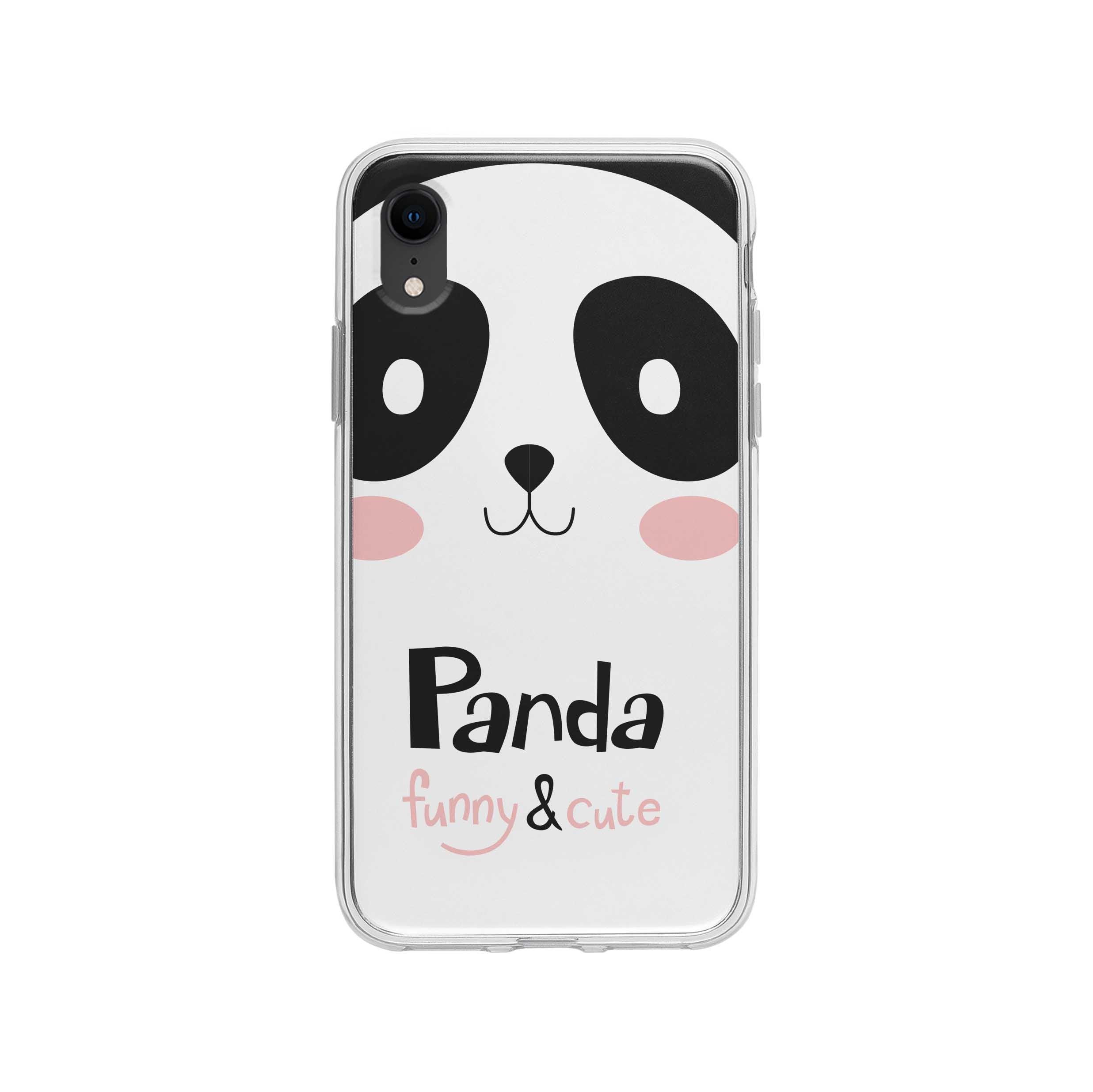 Coque Pour iPhone XR Panda Mignon - Coque Wiqeo 10€-15€, Animaux, Géraud Fournier, iPhone XR, Mignon Wiqeo, Déstockeur de Coques Pour iPhone