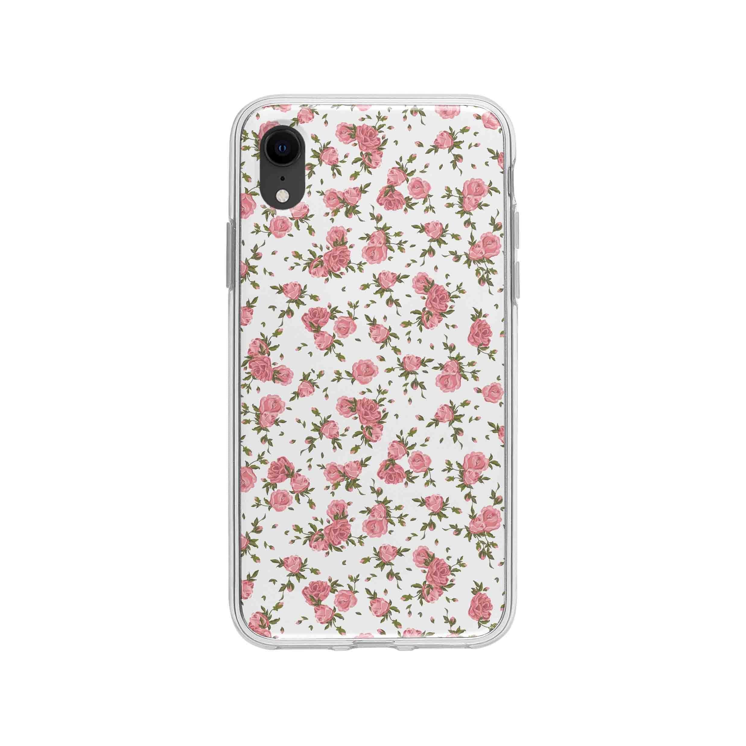 Coque Pour iPhone XR Motif Roses - Coque Wiqeo 10€-15€, Albert Dupont, Fleur, iPhone XR, Motif Wiqeo, Déstockeur de Coques Pour iPhone