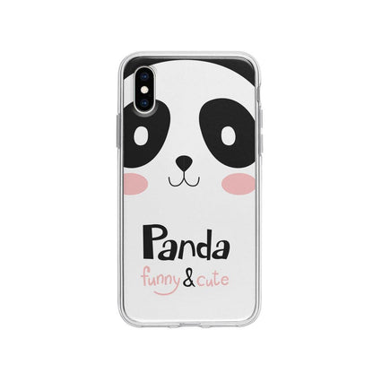 Coque Pour iPhone XS Panda Mignon - Coque Wiqeo 10€-15€, Animaux, Géraud Fournier, iPhone XS, Mignon Wiqeo, Déstockeur de Coques Pour iPhone