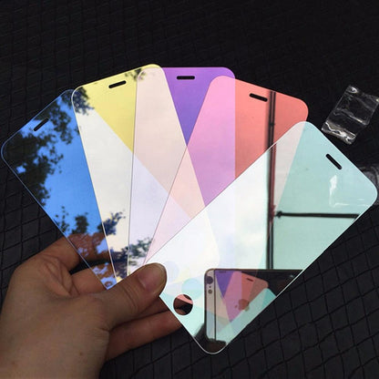 Verre Trempé Miroir Colorful™ pour iPhone - Verre Trempé Wiqeo Wiqeo, Déstockeur de Coques Pour iPhone